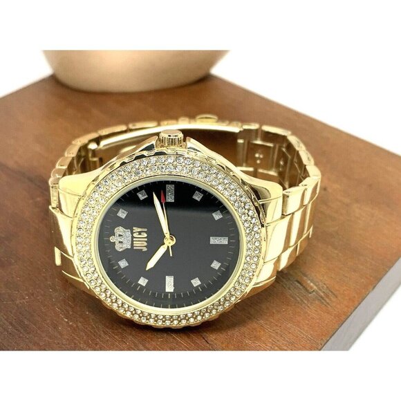 Juicy By Juicy Couture Women\'s Watch JC/5000 Quartz Black Gold Tone Steel 38mm main image 8